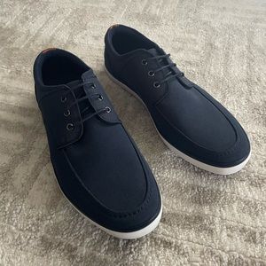 NWOT Braxton Mens Navy Shoes Size 10.5